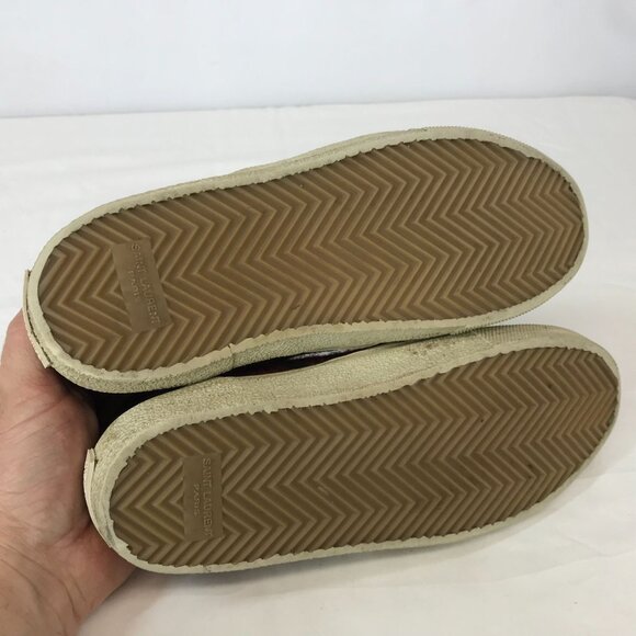 YVES SAINT LAURENT ~ WOMENS 38 ~ TWEED BUFFALO PLAID PARIS SLIP ON SHOE LOAFER - Picture 6 of 8